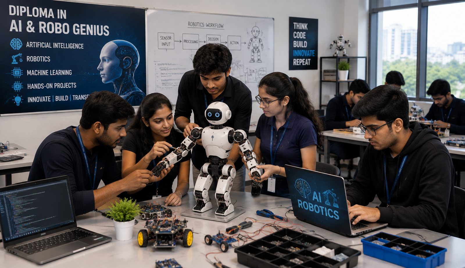 DIPLOMA IN AI & ROBO GENIUS
